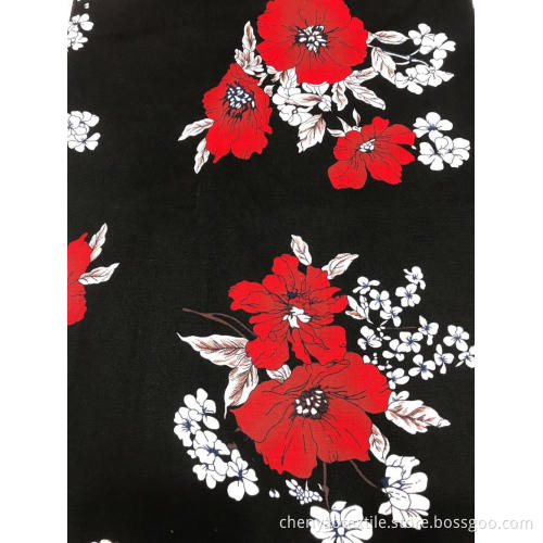 High Spendex  Printed Fabric For Dress